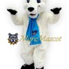 White Panther Mascot Costume