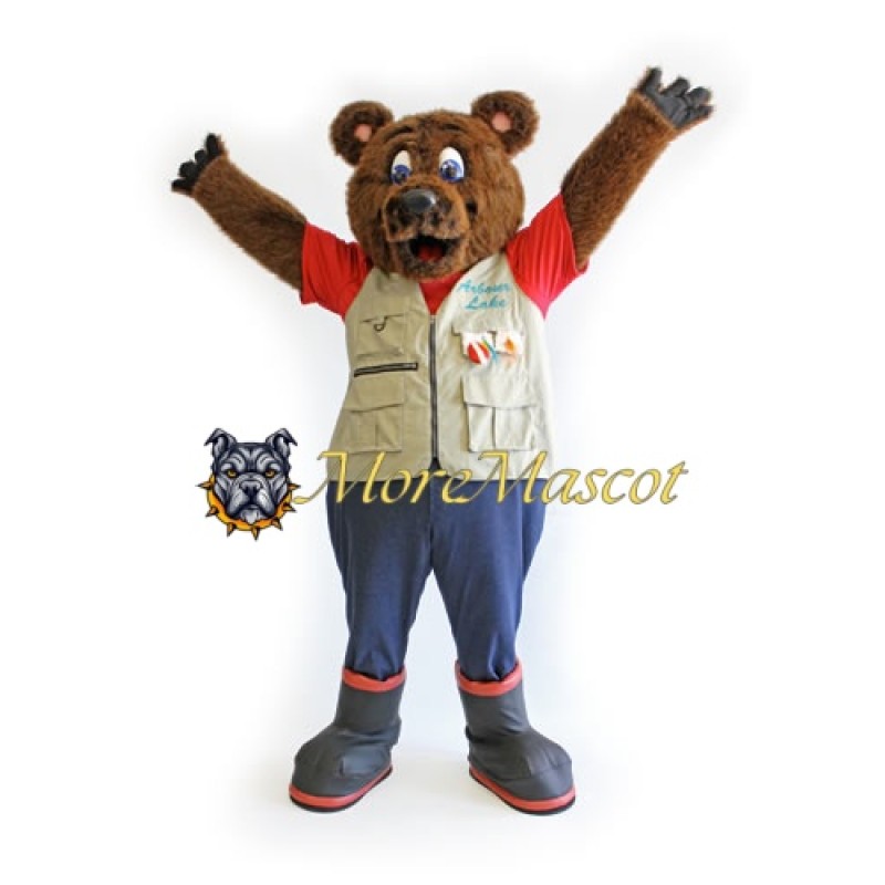 Gardener Bear Mascot Costume