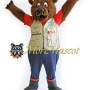 Gardener Bear Mascot Costume