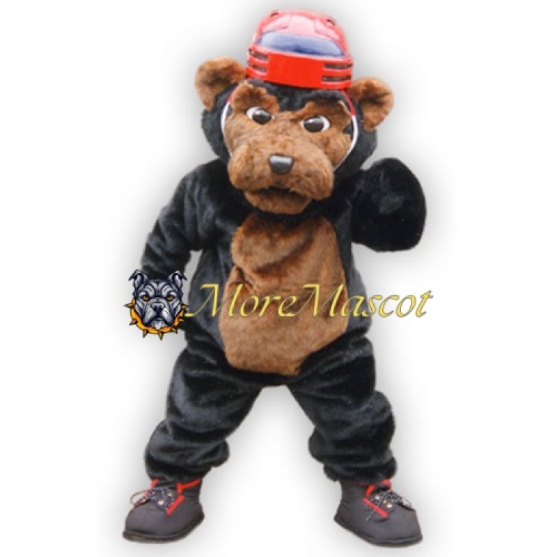 Safe Black Bear Mascot Costume