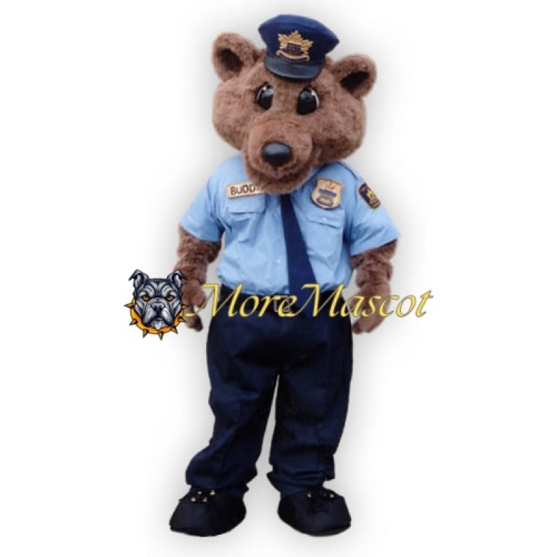 Police Bear Mascot Costume
