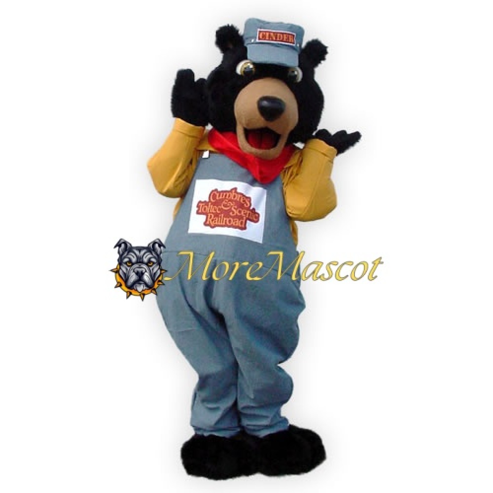 Road Black Bear Mascot Costume