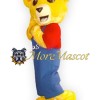 Yellow Bear Boy Mascot Costume