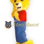 Yellow Bear Boy Mascot Costume