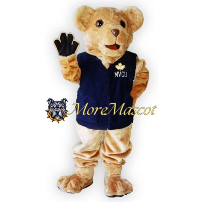 College Bear Mascot Costume