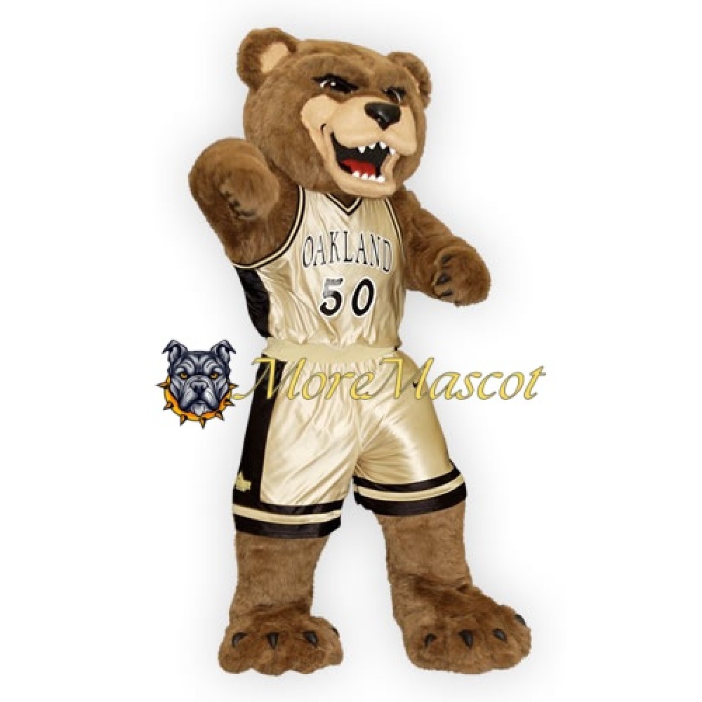 Power Sport Bear Mascot Costume