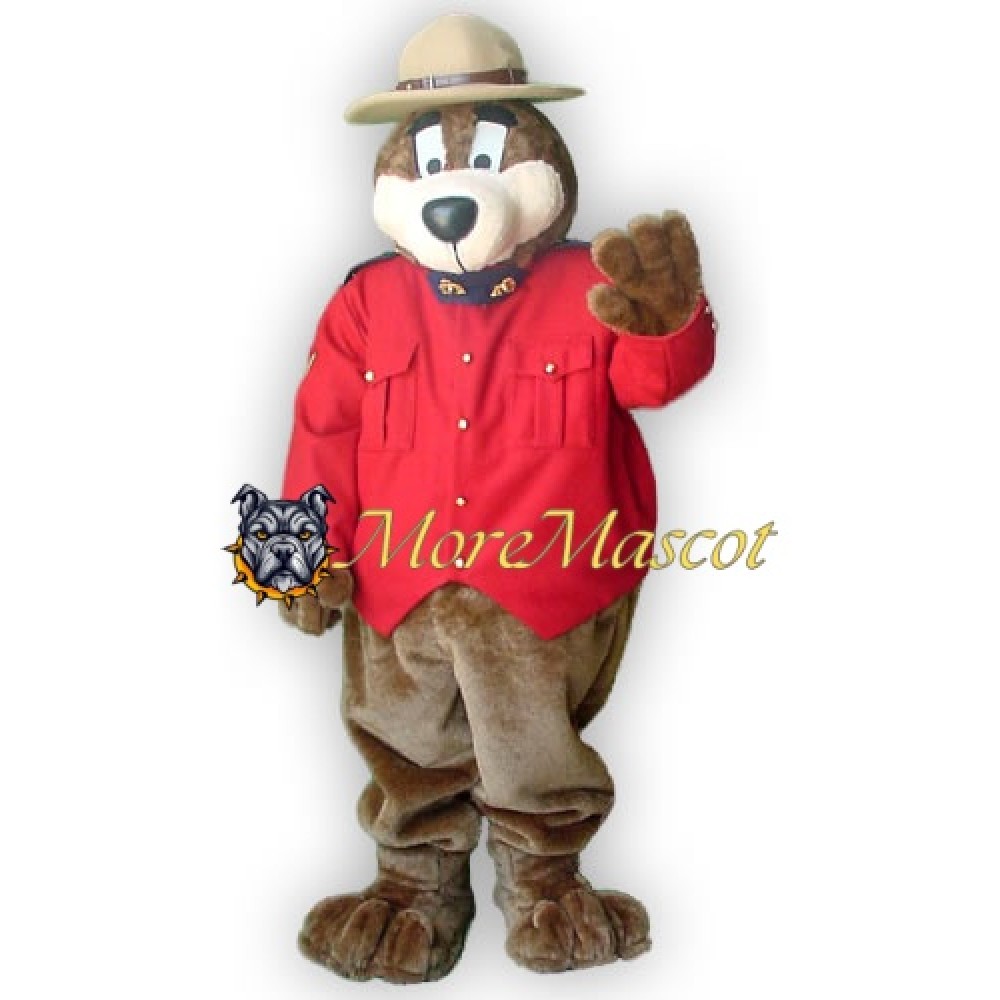 Patrol Bear Mascot Costume