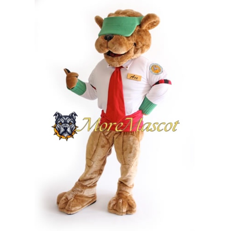 Power Ace Bear Mascot Costume