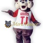 Friendly Cute Squirrel Mascot Costume
