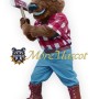 Logging Bear Mascot Costume