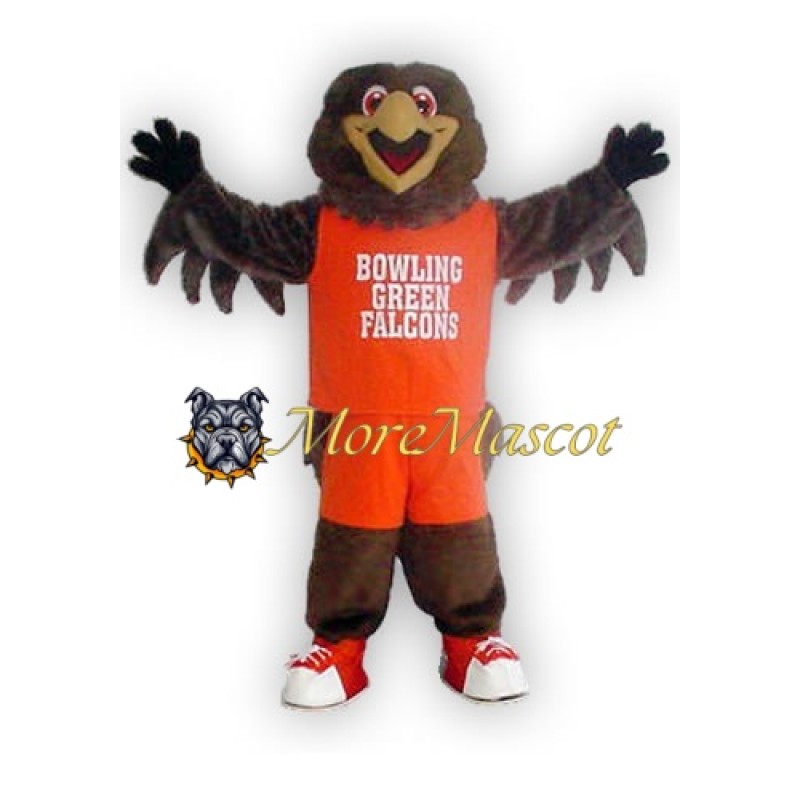 Sport Brown Falcon Mascot Costume
