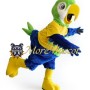Realistic Blue Parrot Mascot Costume