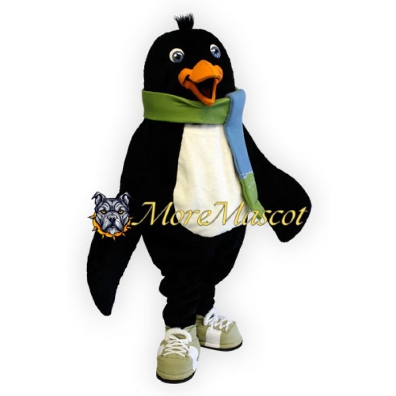 Friendly Adult Penguin Mascot Costume