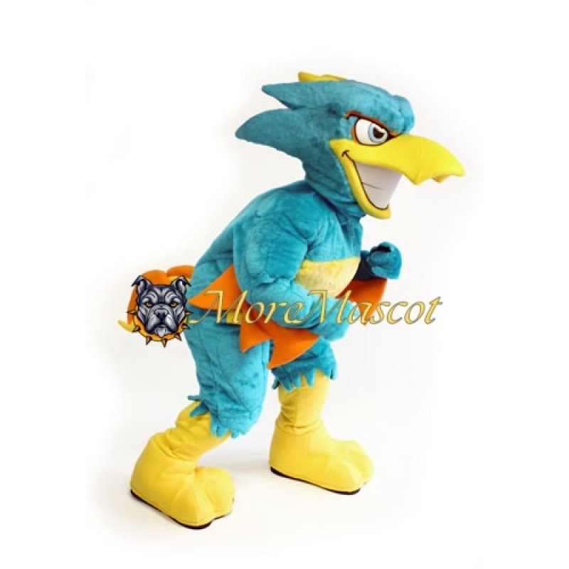 Power Green Hawk Mascot Costume