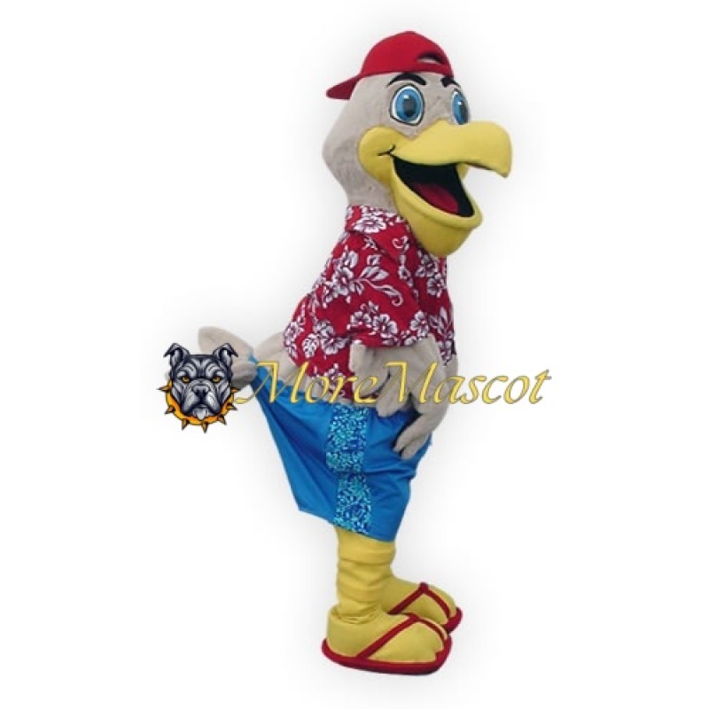 Holiday Pelican Mascot Costume