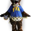 Superb Brown Owl Mascot Costume