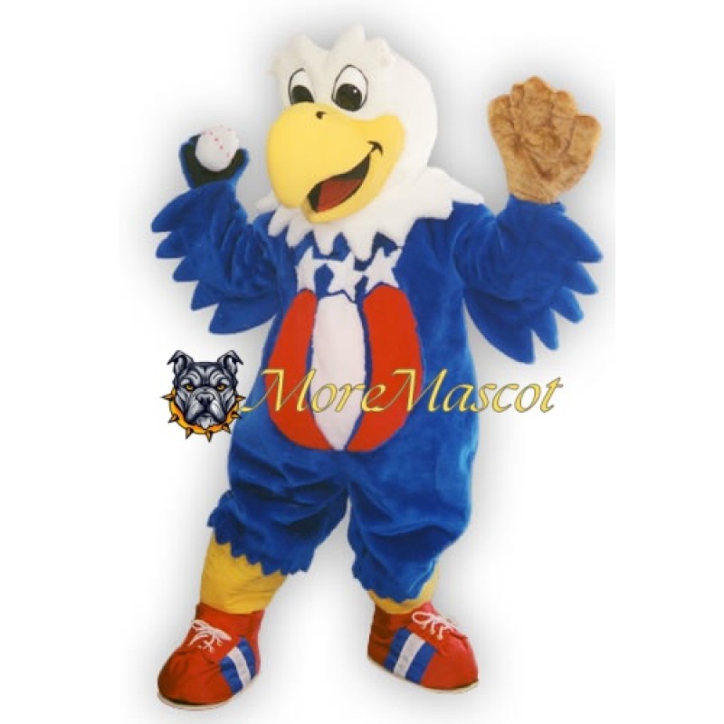 Baseball Blue Eagle Mascot Costume