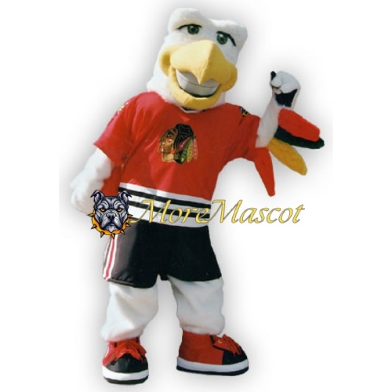 Sport White Eagle Mascot Costume