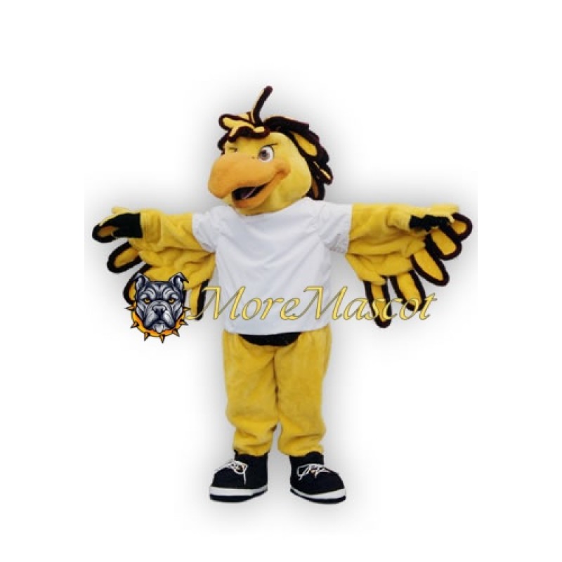 Adult Yellow Eagle Mascot Costume