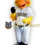 Sport Yellow Eagle Mascot Costume
