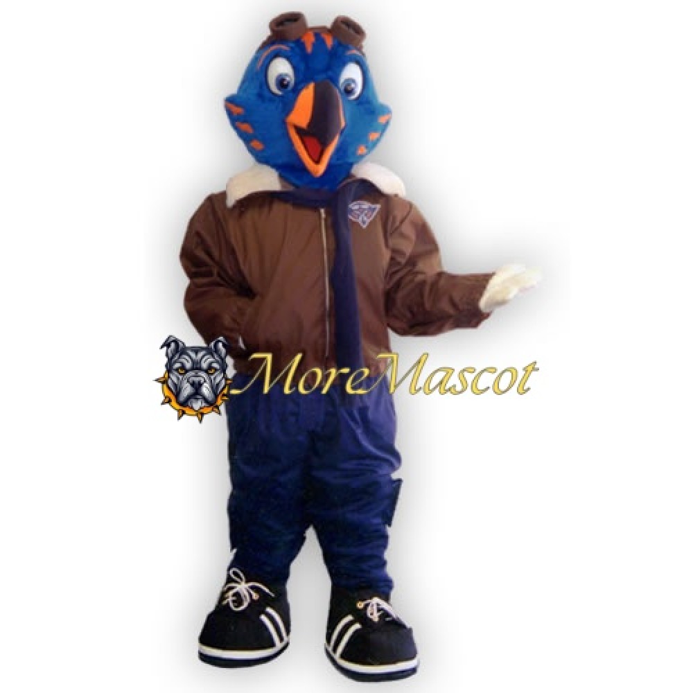 Pilot Bluebird Mascot Costume