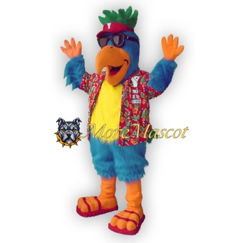 Superb Cool Parrot Mascot Costume