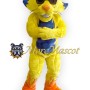 Cool Yellow Tiger Mascot Costume