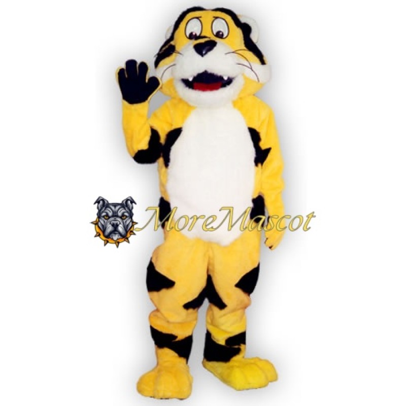 Yellow Tiger Mascot Costume