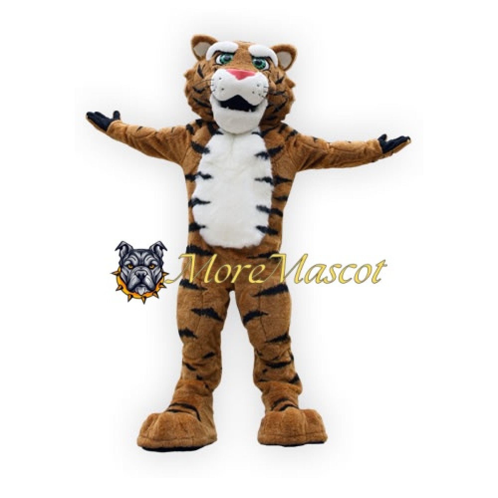 Power Adult Tiger Mascot Costume