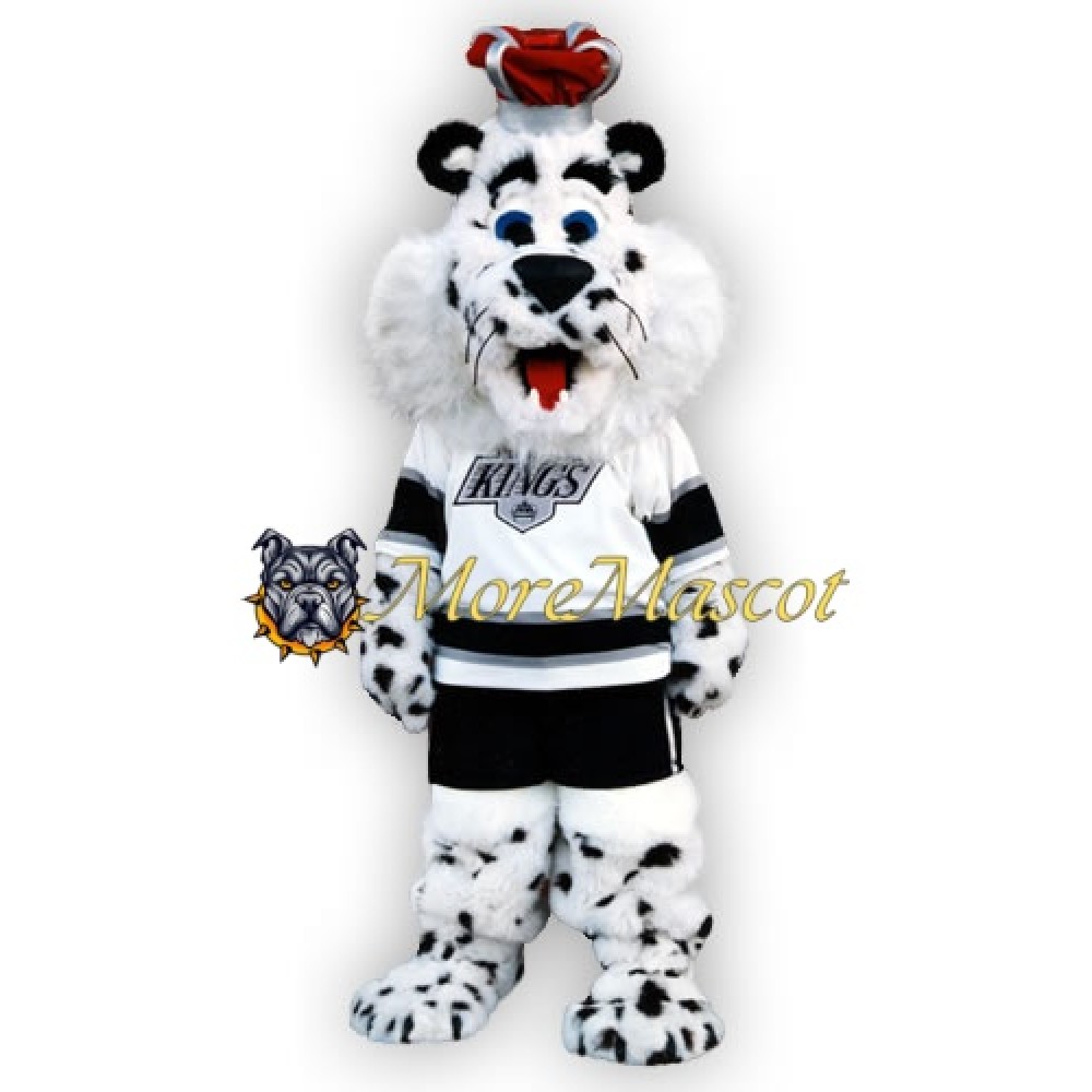 King White Lion Mascot Costume