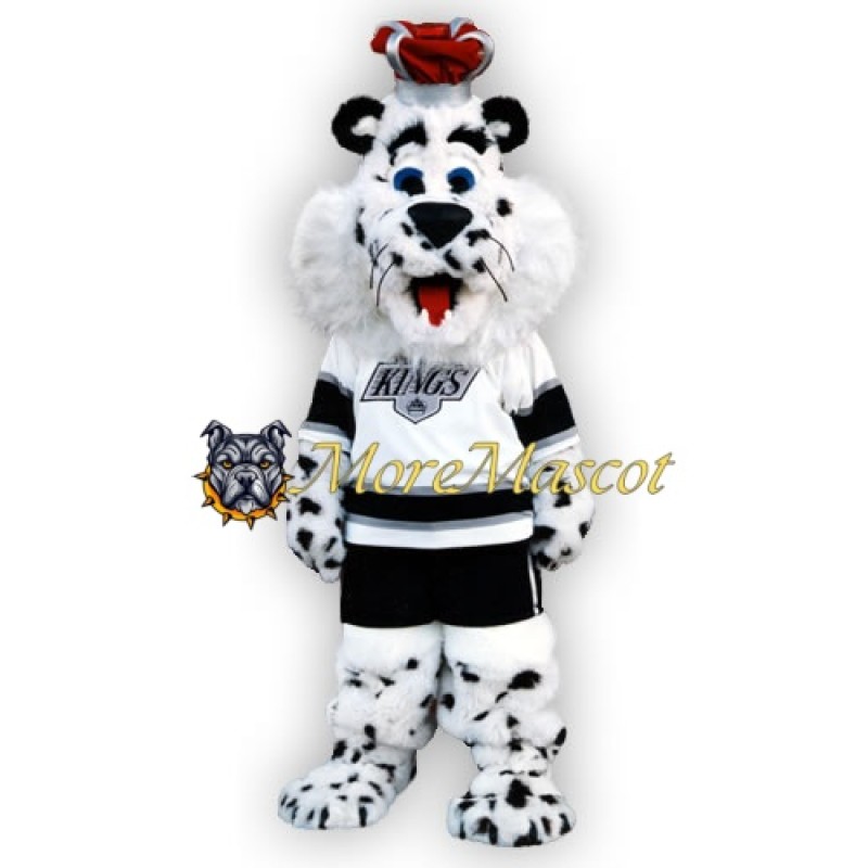 King White Lion Mascot Costume