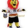 Sport Yellow Lion Mascot Costume