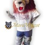 University Gray Lion Mascot Costume