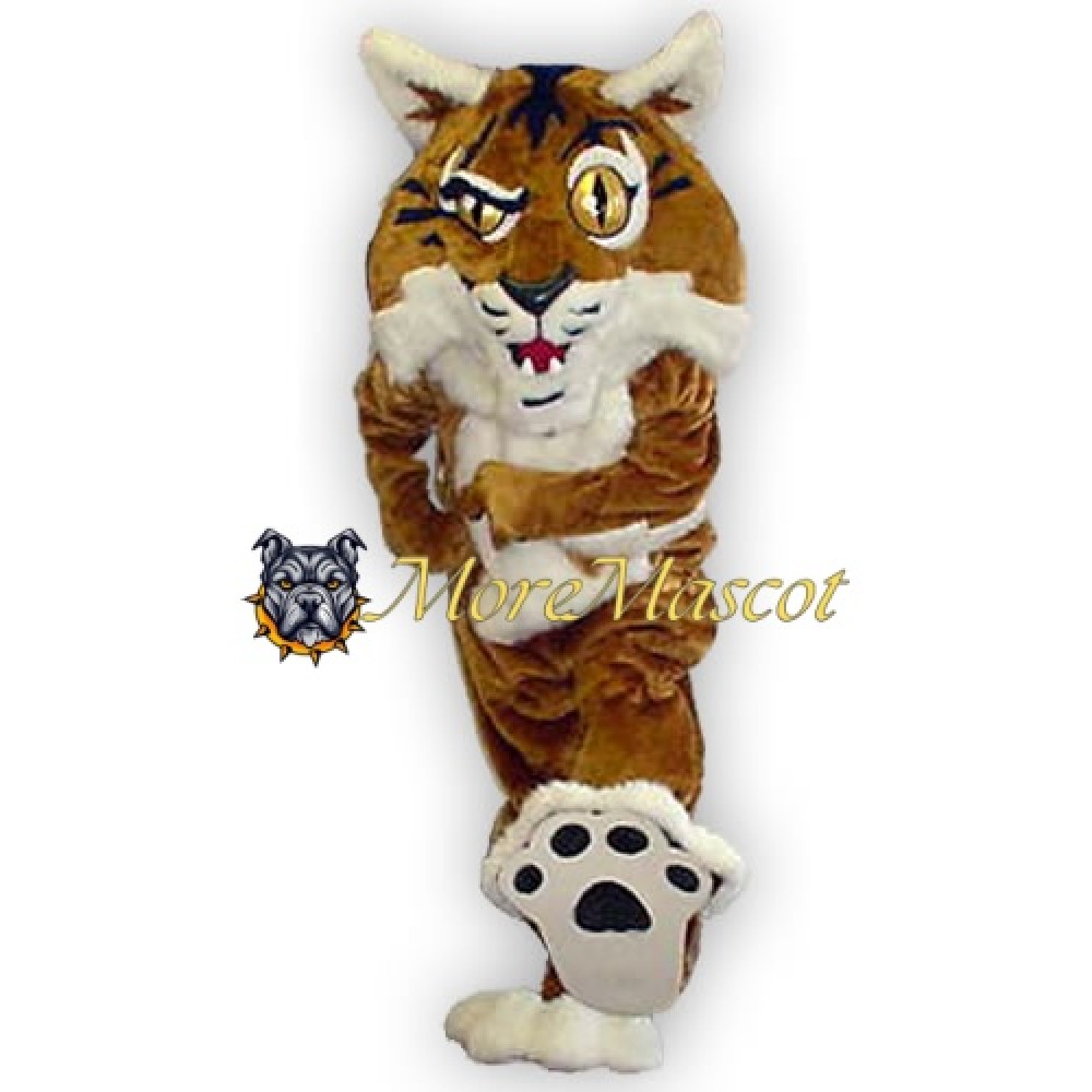 Realistic Wildcat Mascot Costume