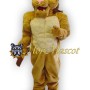Muscle Adult Lion Mascot Costume