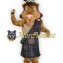 Warrior Brown Lion Mascot Costume
