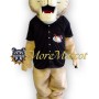 Cute Brown Tiger Mascot Costume