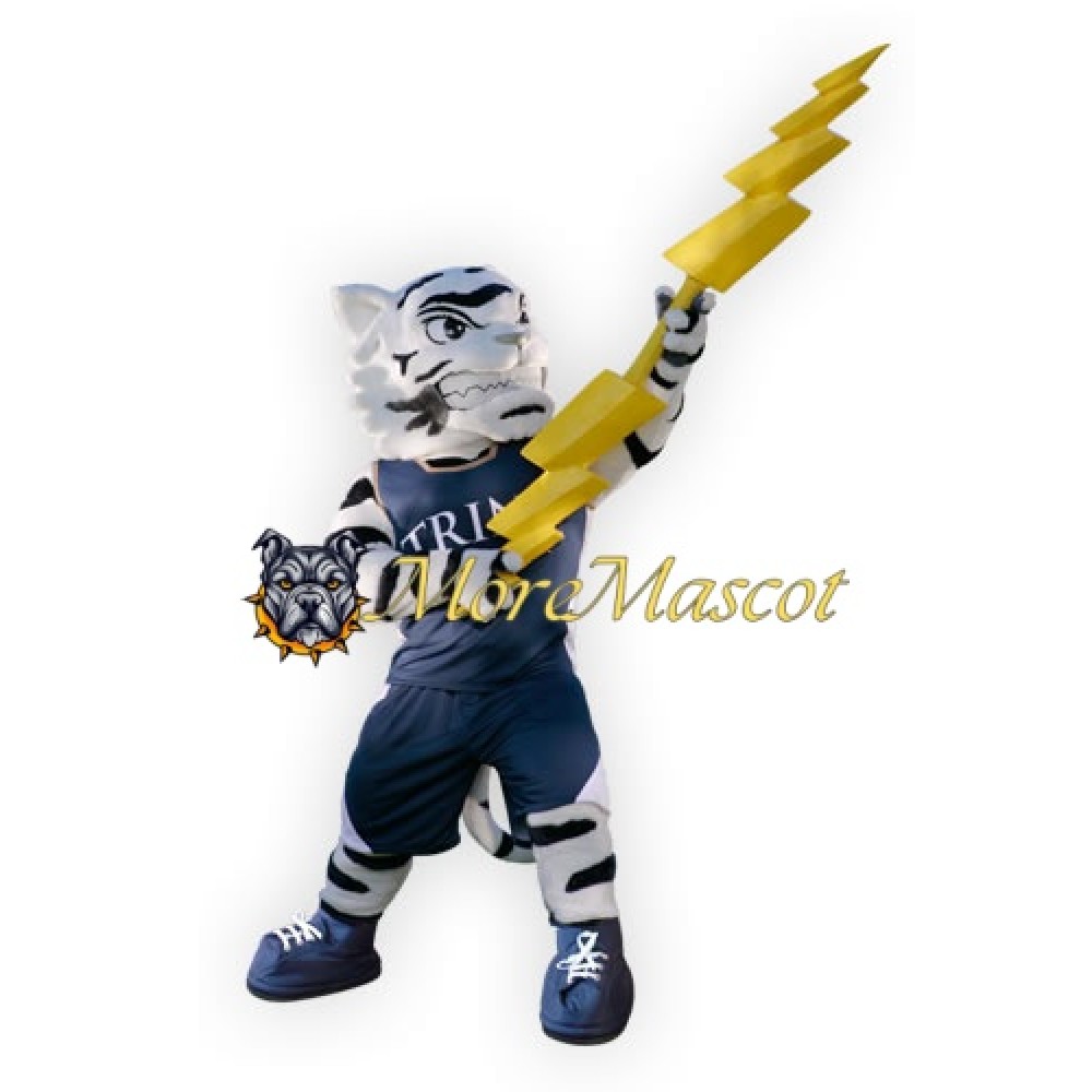 Lightning Tiger Mascot Costume