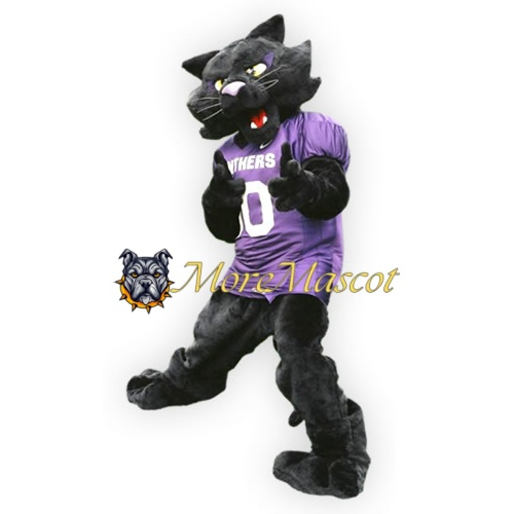Power Black Tiger Mascot Costume