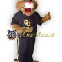 University Brown Tiger Mascot Costume