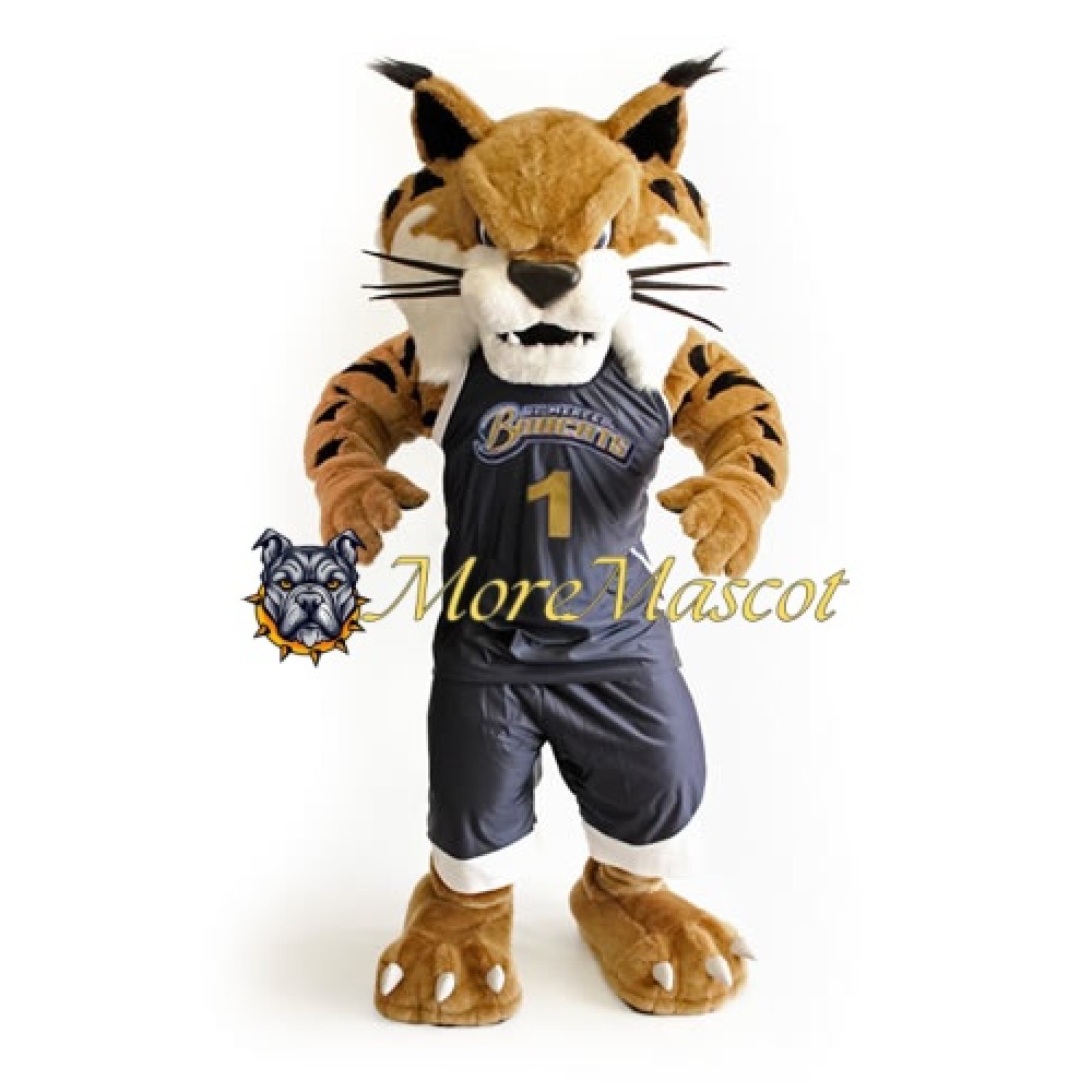 University Sport Bobcat Mascot Costume