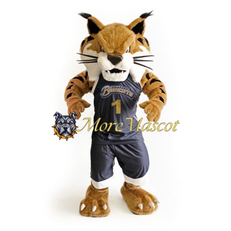 University Sport Bobcat Mascot Costume