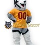 Gray & White Wolf Mascot Costume