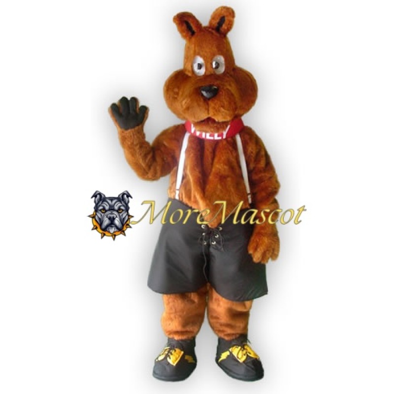 Soft Friendly Dog Mascot Costume