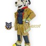 Fire Dog Adult Mascot Costume