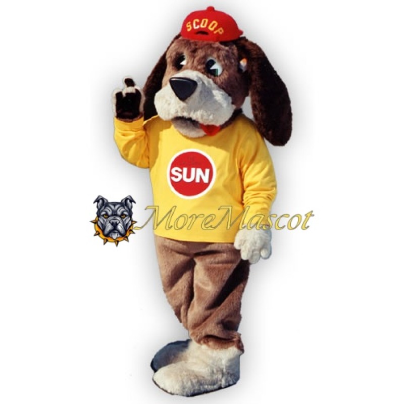 Lightweight Adult Dog Mascot Costume