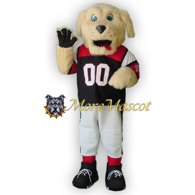 Friendly Sport Dog Mascot Costume