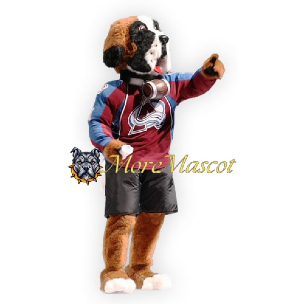College Power Dog Mascot Costume