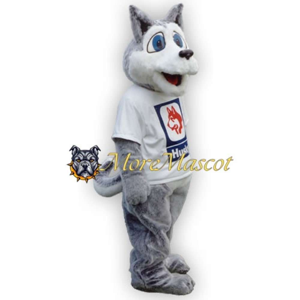 Adult Husky Mascot Costume