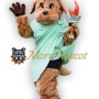 Statue of Brown Dog Mascot Costume